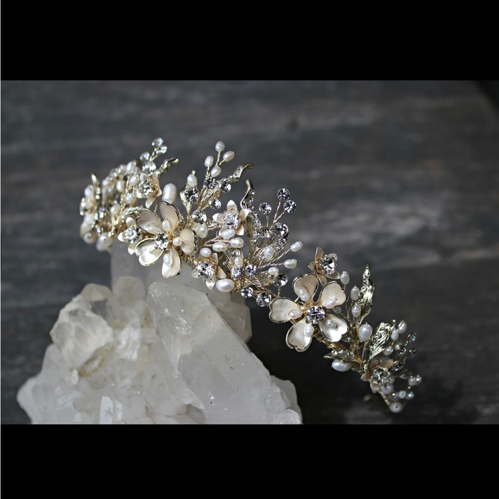 Genuine Gemstone Heirloom Tiara